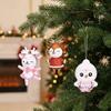 Electroplated Xmas Penguin Reindeer Pendant Christmas Animal Ornaments  Christmas Tree Decoration