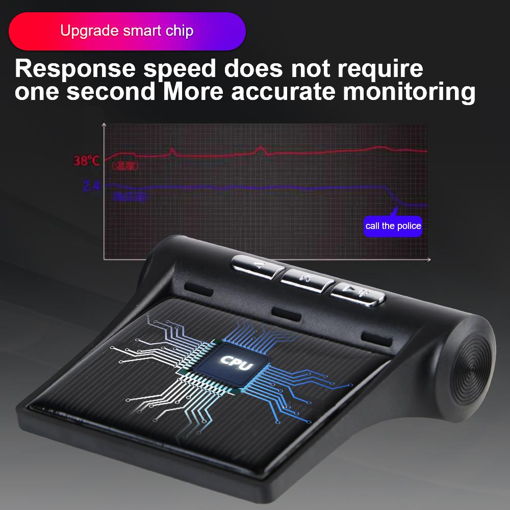 Tire Pressure Tester Car Tire Pressure Monitoring System 4 TPMS Sensors Digital Display Auto Security Solar TPMS Universal TPMS