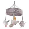 Baby Mobile Drehbar Rassel Säugling Plüsch Anhänger Spielzeug Hängendes Krippenmobile für Bett Kinderwagen