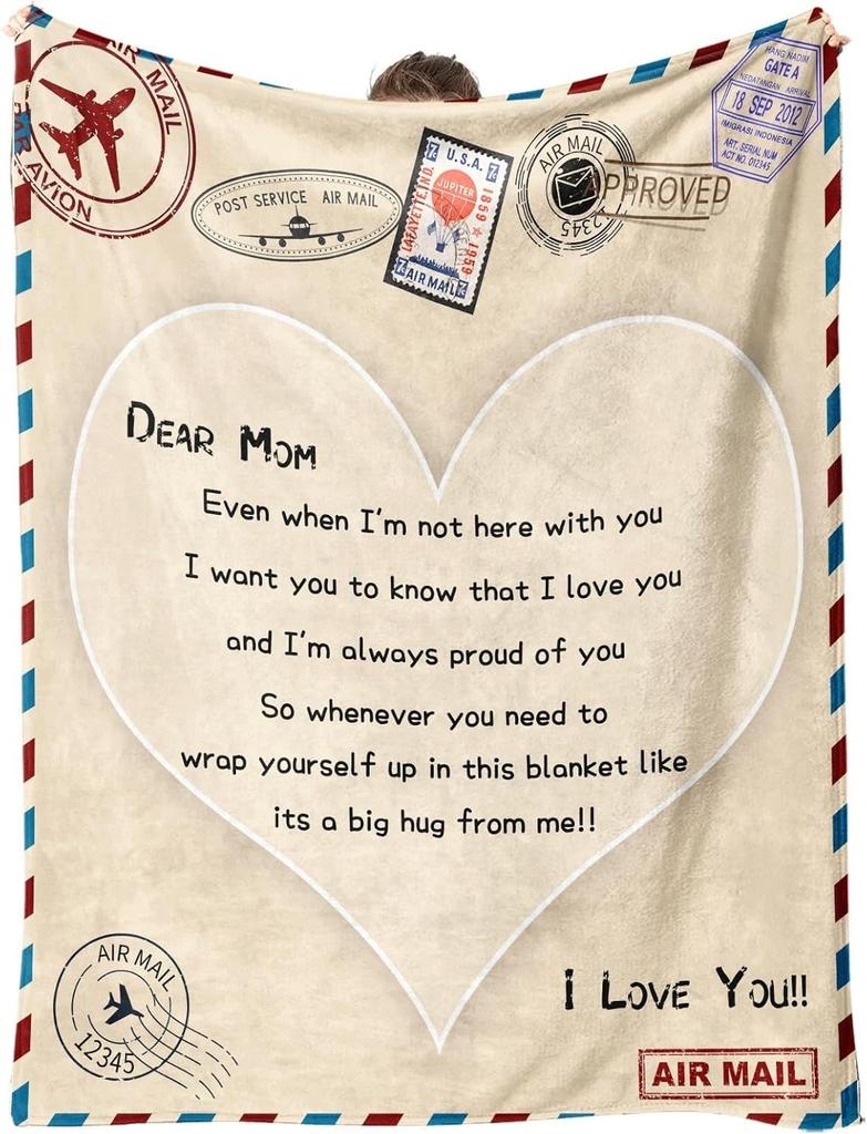 Perfekte Geschenke für Papa Decken für Vatertag Muttertag Jahrestag Geburtstag für Mama Sohn Tochter Opa Oma Tante Überwurf