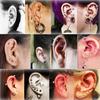 1PC G23 Titanium Nose Lip Ear Cartilage Tragus Piercing Eyebrow Horseshoe Rings Piercing Captive Bead Ring Sexy Piercing Jewelry
