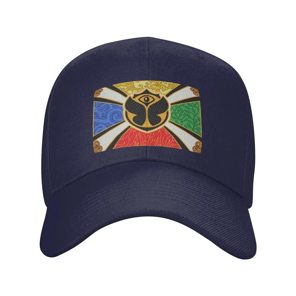 Custom Tomorrowland Flag Baseball Cap Women Unisex Breathable Dad Hat Sports