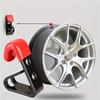 Tire Wheel Hub Hook Metal Holder Rack Wall Mounted Racing Car Wheel Hub Hanging Hook