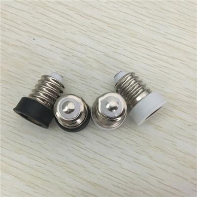 2Pcs E14 To E12 Adapter Converter Lamp Holder Base Socket for LED Light Bulbs