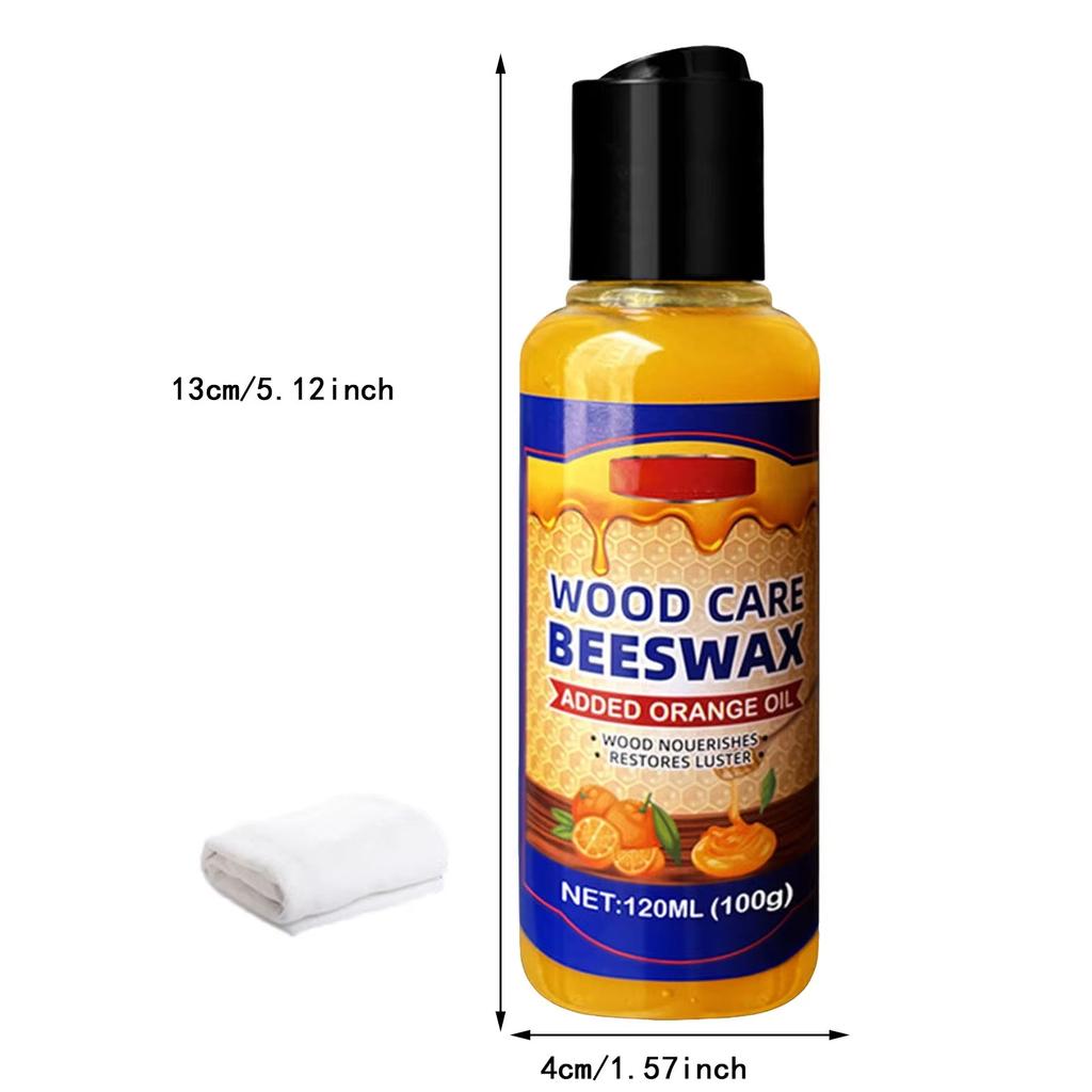 Natural Micro-Molecularized Beeswax New Natural Wood Polish, Furniture Polish Beeswax Spra for Floor Table Chair Cabinet Home