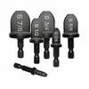 6Pcs/set Set of Triangular Shank Tube Expander, Black Imperial Tube Holder, Air Conditioner Copper Tube Expander, Copper Tube Expander
