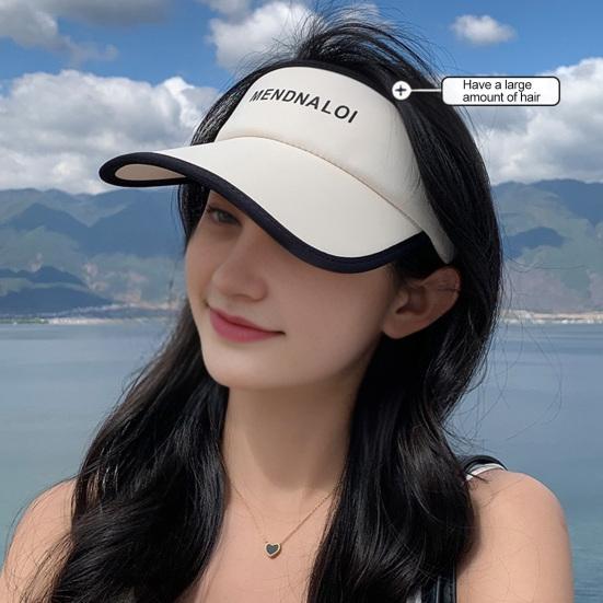 Sun Design Full Face Large Brim Hat Hollow-Top Coverage UPF50+ UV Protection