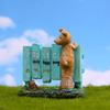 Kids Resin Garden Little Dog Fence Sea Lion Ornament For Potted Gift Plants