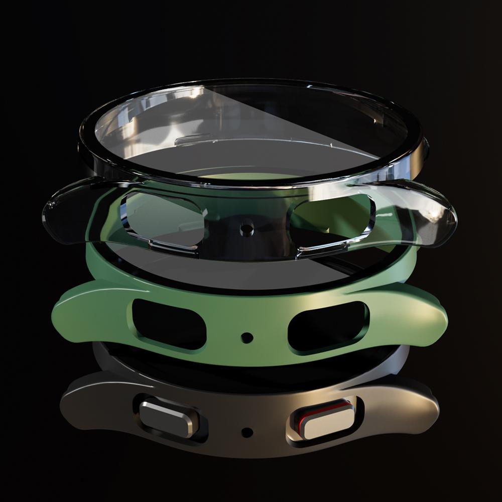 Szkło+Etui do Samsung Galaxy Watch 5 pro 45mm akcesoria Osłona zderzaka PC Ochrona całego ekranu Galaxy watch 5 40mm 44mm