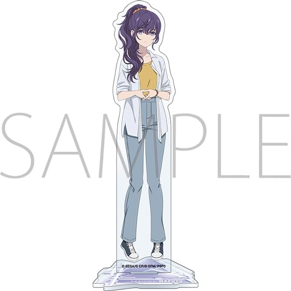 Official 25-ji Night Code Miku Acrylic Stand by Mafuyu Asahina from the Movie "Broken World and the Unable To Sing