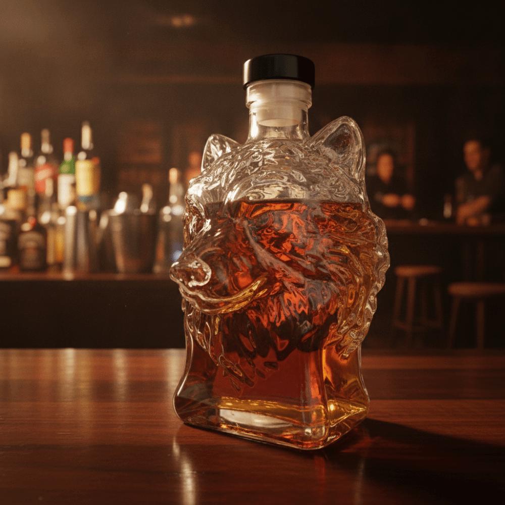 Corrosion-resistant Wolf Head Shape Wine Bottle Leak-Proof Wine Decanter Father's Gift