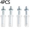 4PCS Bifold Door Top Guide Wheels Plastic For Closets Pantries Laundry Rooms Stainless Steel Bifold Door Top Pivot Hinge