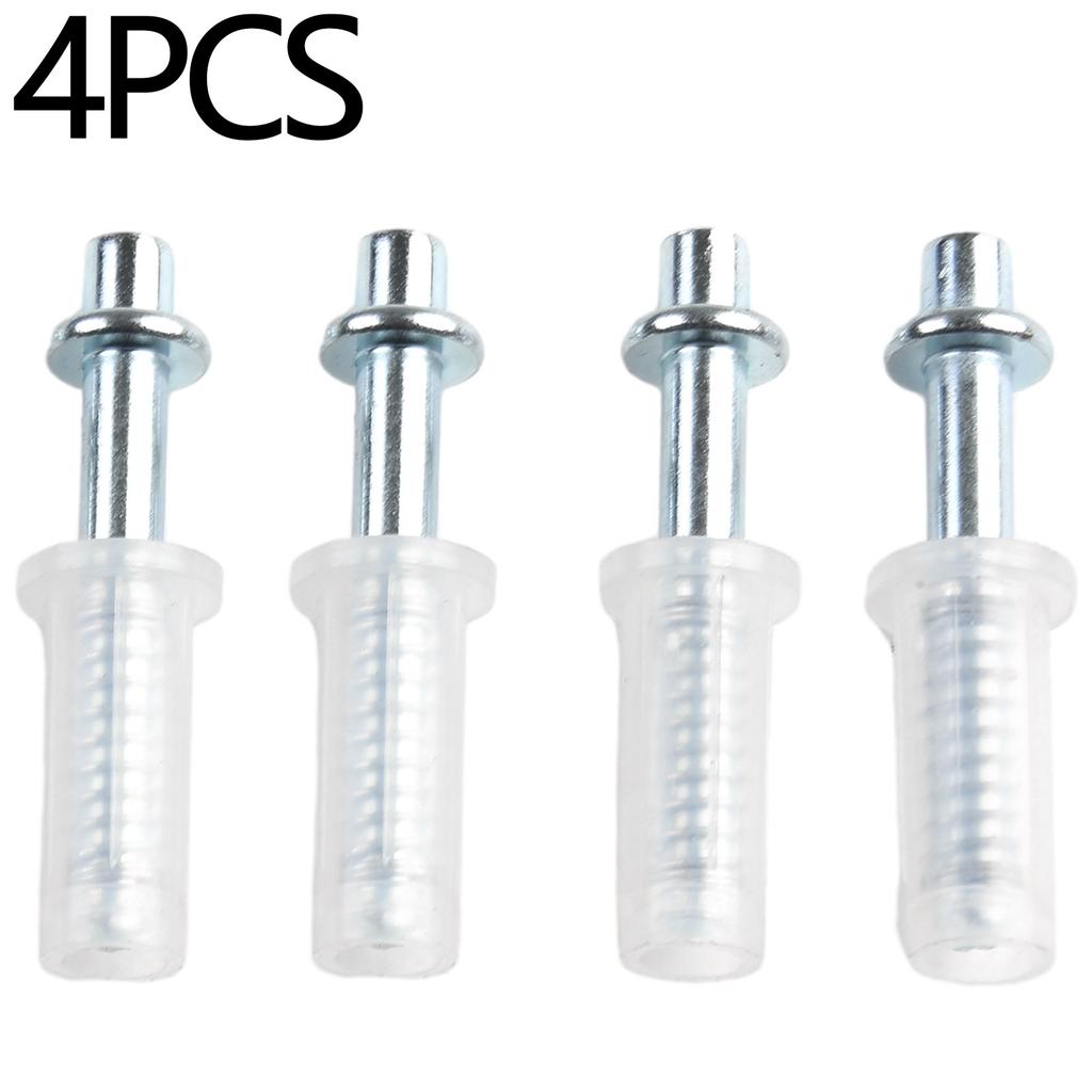 4PCS Bifold Door Top Guide Wheels Plastic For Closets Pantries Laundry Rooms Stainless Steel Bifold Door Top Pivot Hinge