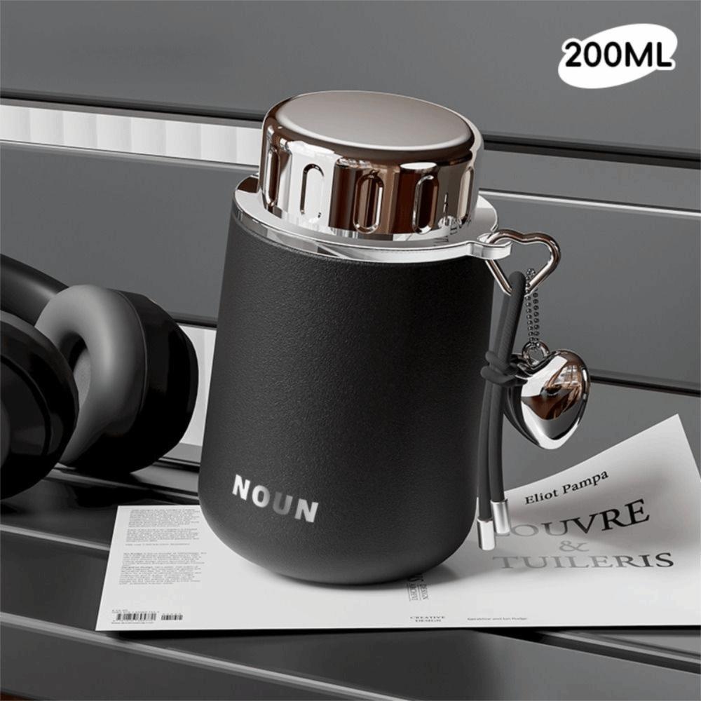 Niedlicher 200ml Vakuumbecher Taschenisolierung Oder Kühlung Edelstahlbecher Thermische Wasserflasche für Jungen und Mädchen