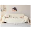 Sofa Towel Living Room Sofa Cover Solid Non Slip Washable Breathable Tassel Edge Cushion Home Decoration