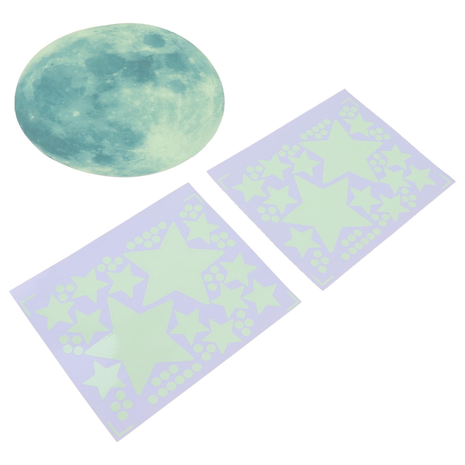 

Planet Star Wall Stickers Luminous Wall Decals for Kids Room Baby Nursery Home Decoration