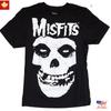 Misfits Rockband Klassisches Totenkopf-Logo Herren Schwarz T-Shirt Neues Unisex T-Shirt