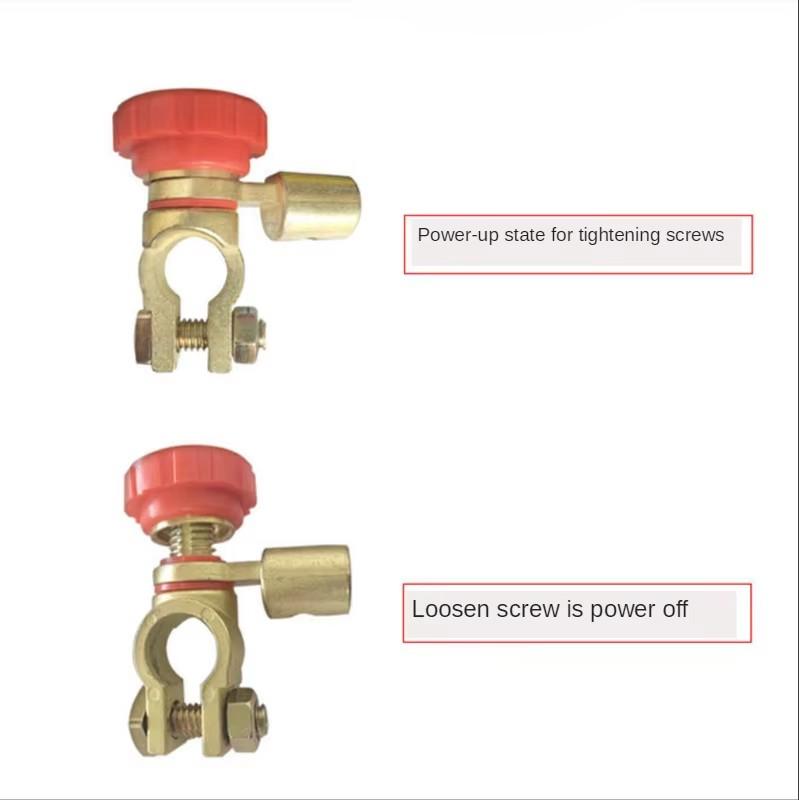 Battery Disconnect Switch Isolator Kill Switch for Car Truck Vehicle Universal Quick Release Terminal Protector