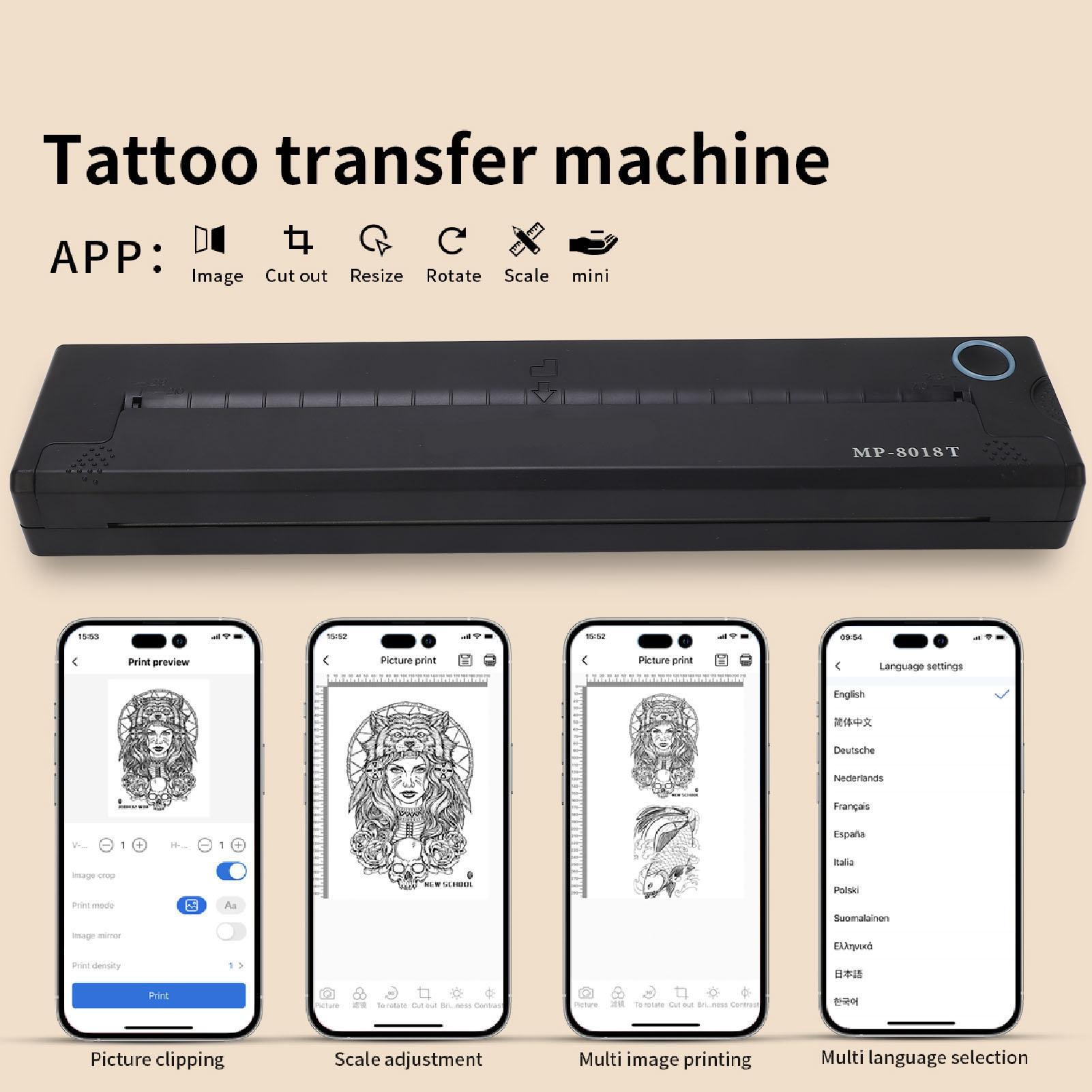 Printer Machine Mini 2000mAh Wireless Thermal