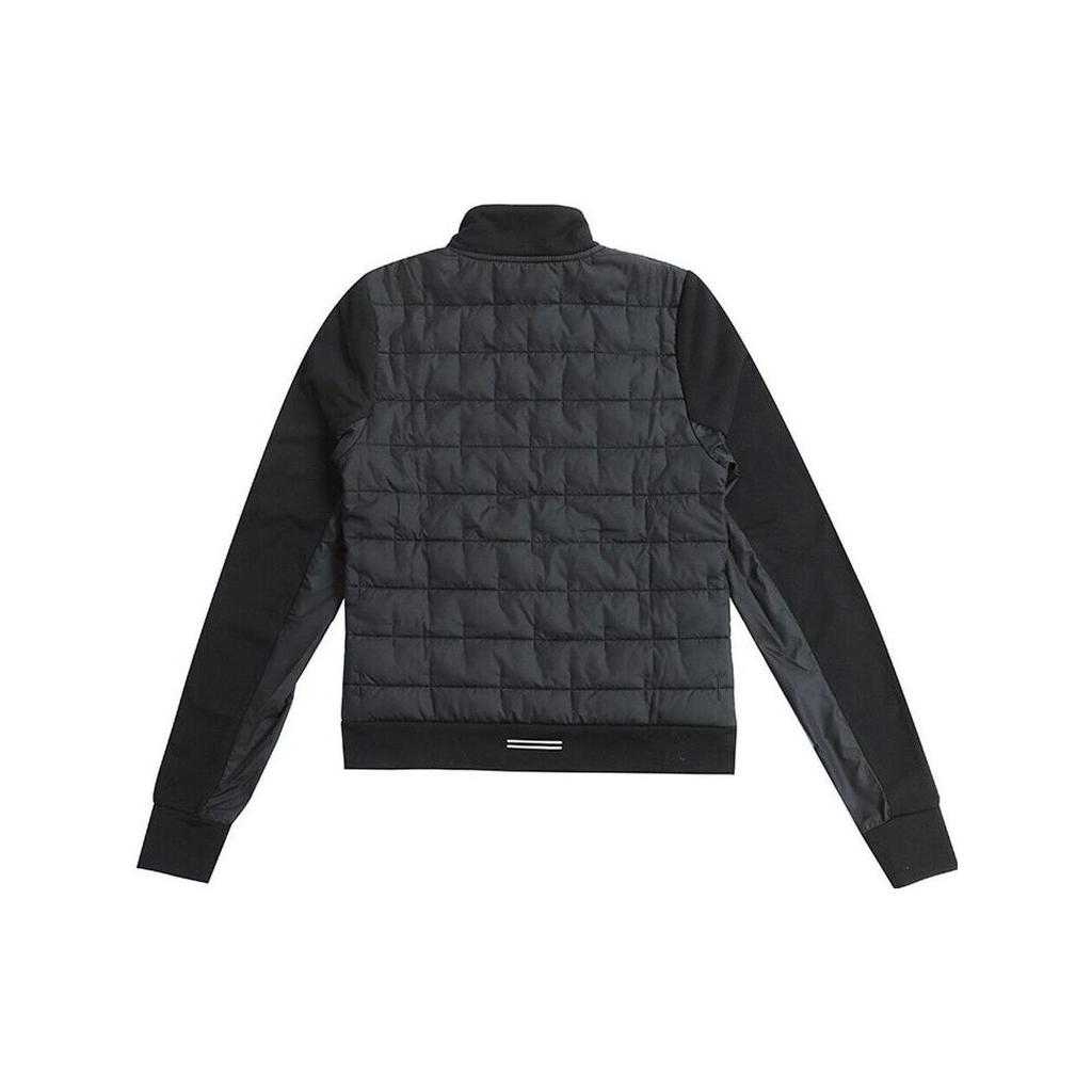 Nike Therma Fit Ensfarvet Spleiset Fritids Sport Bomullsjakke Damejakker Svart DD6062-010