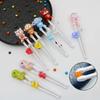 1Pcs Training Chopsticks for Kids Beginners Reusable Cute Kids Utensils with Non Slip Adjustable Finger Loops Dishwasher Safe