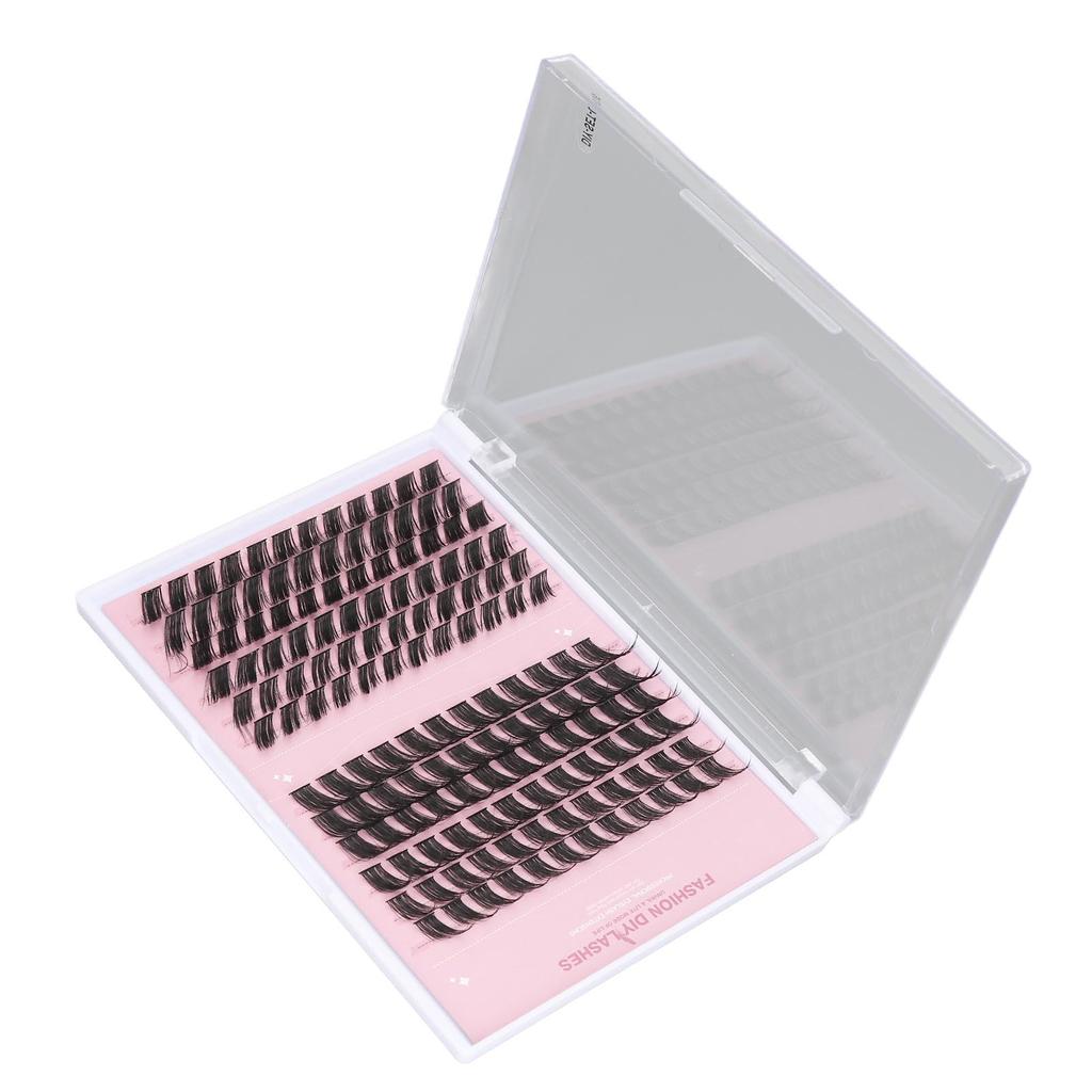 Individual Lashes Cluster Segmented Fluffy Professional DIY Wispy Lashes Cluster for Makeup 036 144