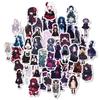 50 2D Dark Goth Lolita Lolita Cartoon Graffiti Stickers Rose Girl Gothic Style Stickers