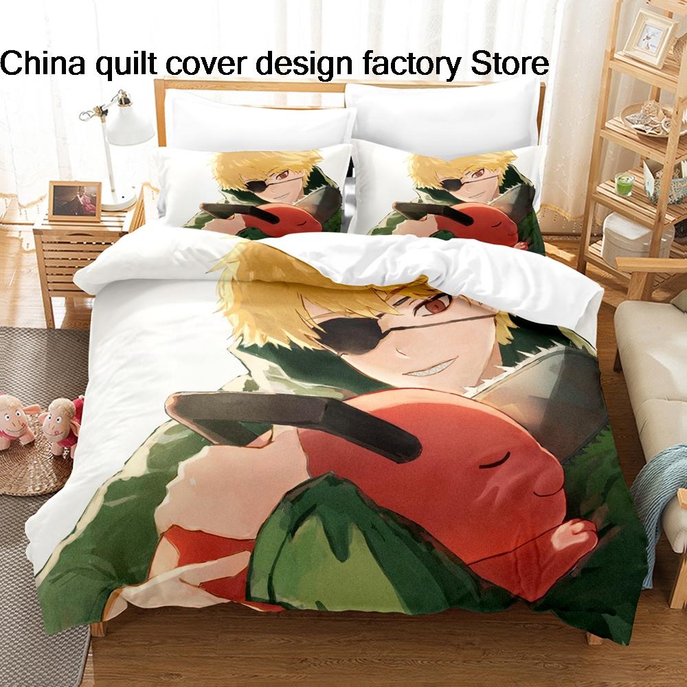 3D Printed Red Hair Girl Bedding Set Duvet Cover Pillowcase For Adult Kids Bedroom Decor Twin Full Queen King Size Bed Linen