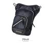 FLAG ON CREW Gun Holder Leg Waist Black Men's Bag, Pouch, Bag, Z5U, Approx. 1.0L,