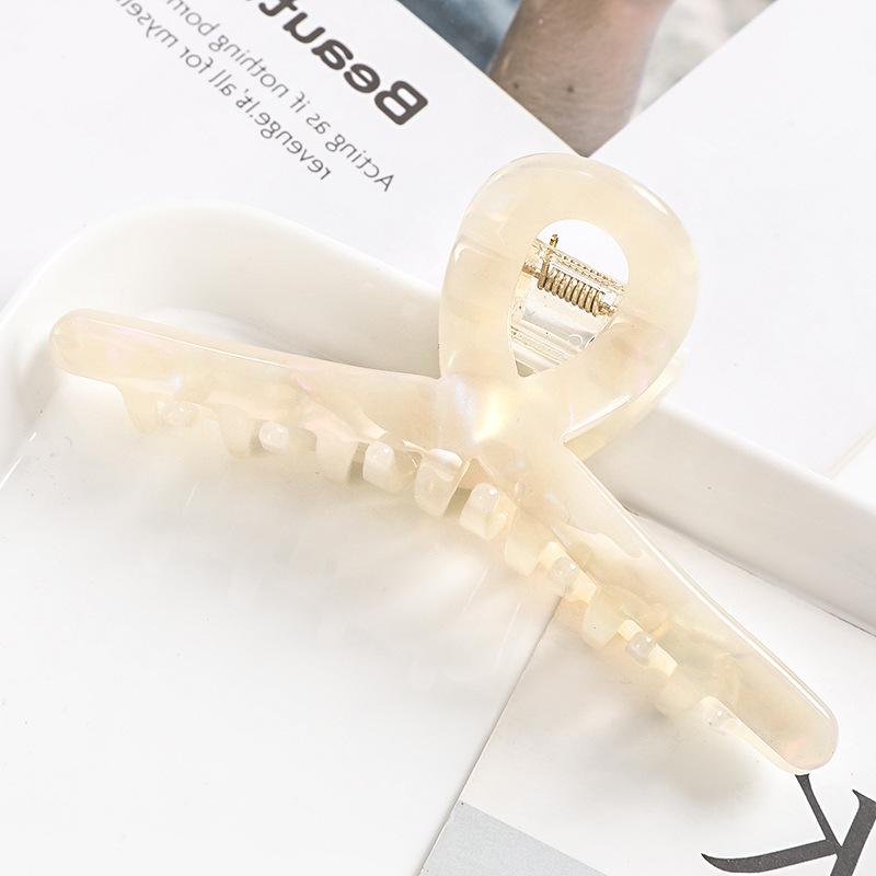 Vielseitige Acetat-Pferdeschwanz-Klammer im koreanischen Stil für Frauen
