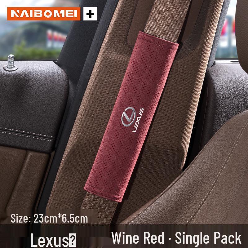 Lexus LS/ES/IS/RX/UX/NX/CT Seat Belt Shoulder Protectors To Prevent Neck Chafing.