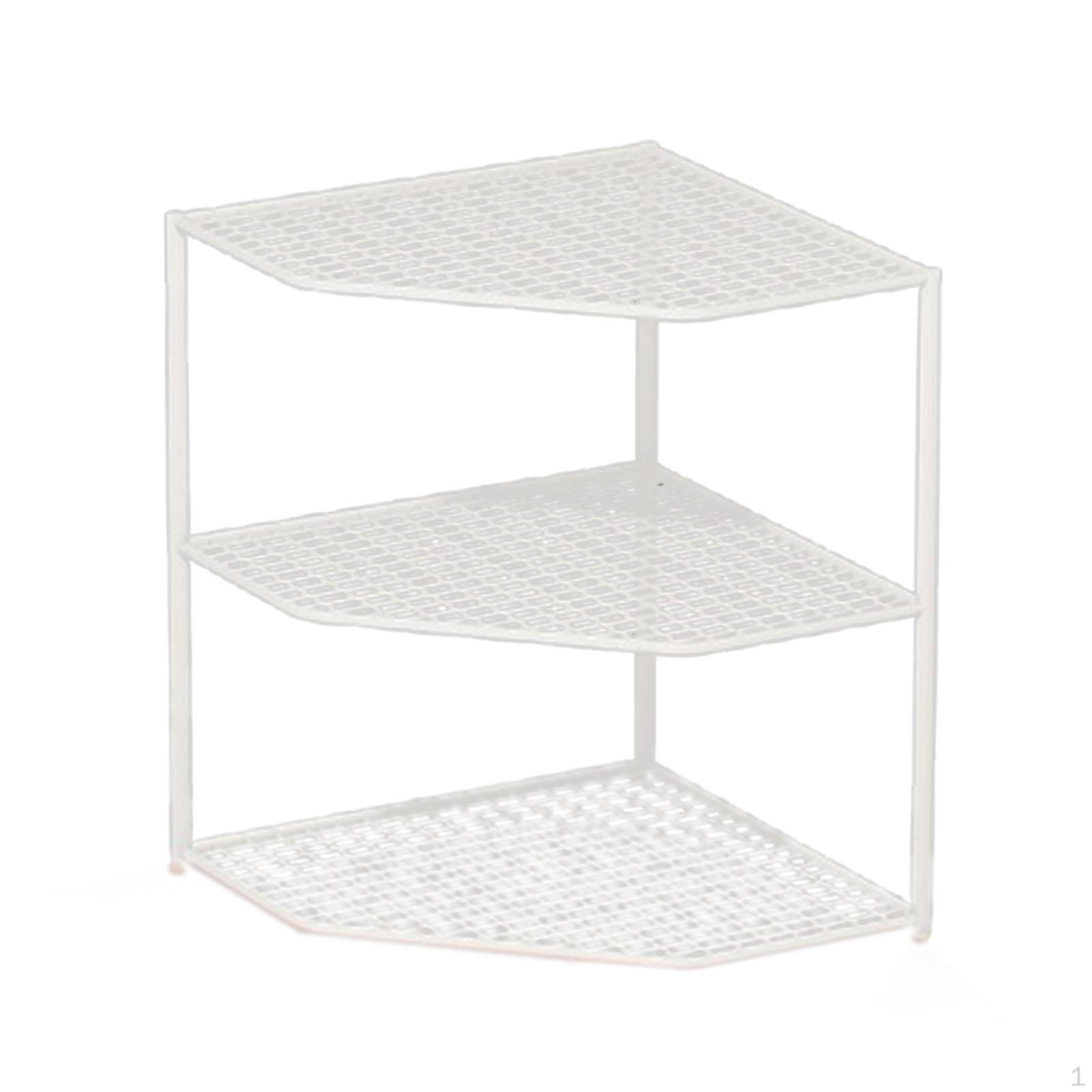 

Кухонная стойка для хранения посуды, угловая полка для настольной кастрюли, металлическая рама 3 tier