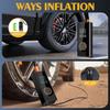 Tire Inflator Portable Air Compressor, 6000mAh Portable Air Pumps, Accurate Pressure LCD Display,Car Bike