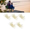 5PCS Simulated Crab Bait Soft Silicone Portable Reusable Artificial Fishing Lure for Angling