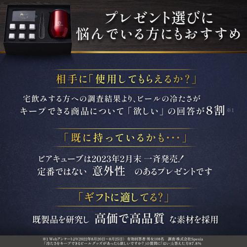 [Authentic Beer Cube] Grand Prize Winner On TV: Ice Cubes, Never-Melting Stainless Steel Ice, Perfect Gift for Birthdays, Father's Day, Respect for Th