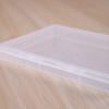 Eco-friendly Rectangular Plastic Clear Storage Box Flat  Simple   Home Storage Products