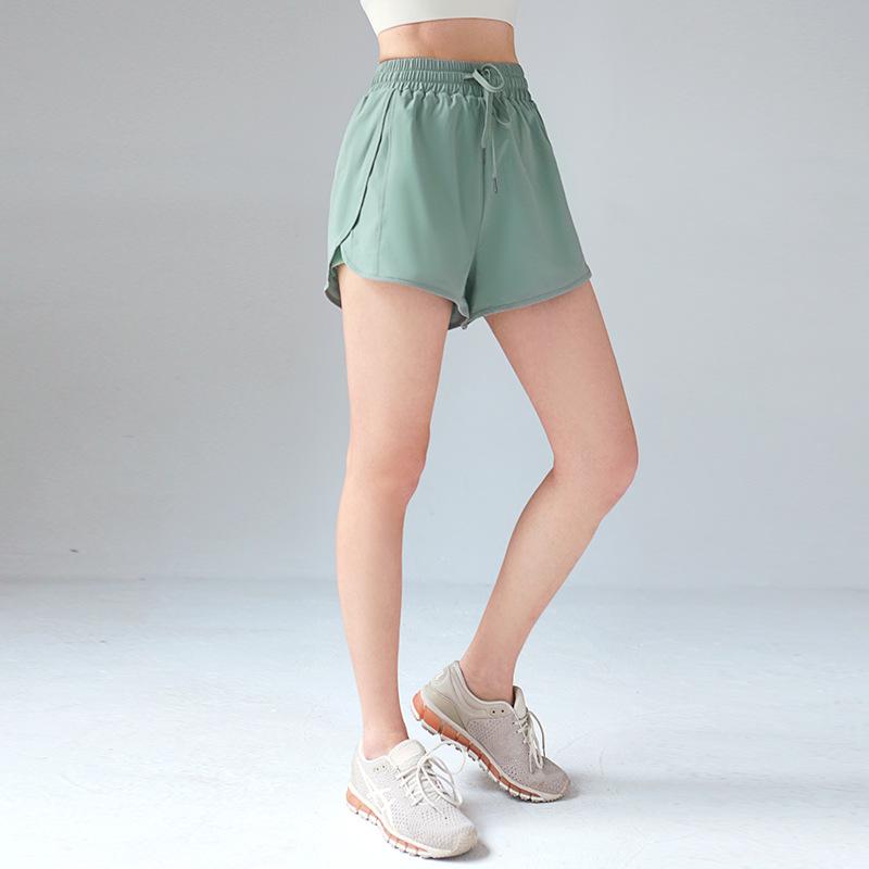 Plus Size High Waist Quick Dry Sports Shorts for Women XXL