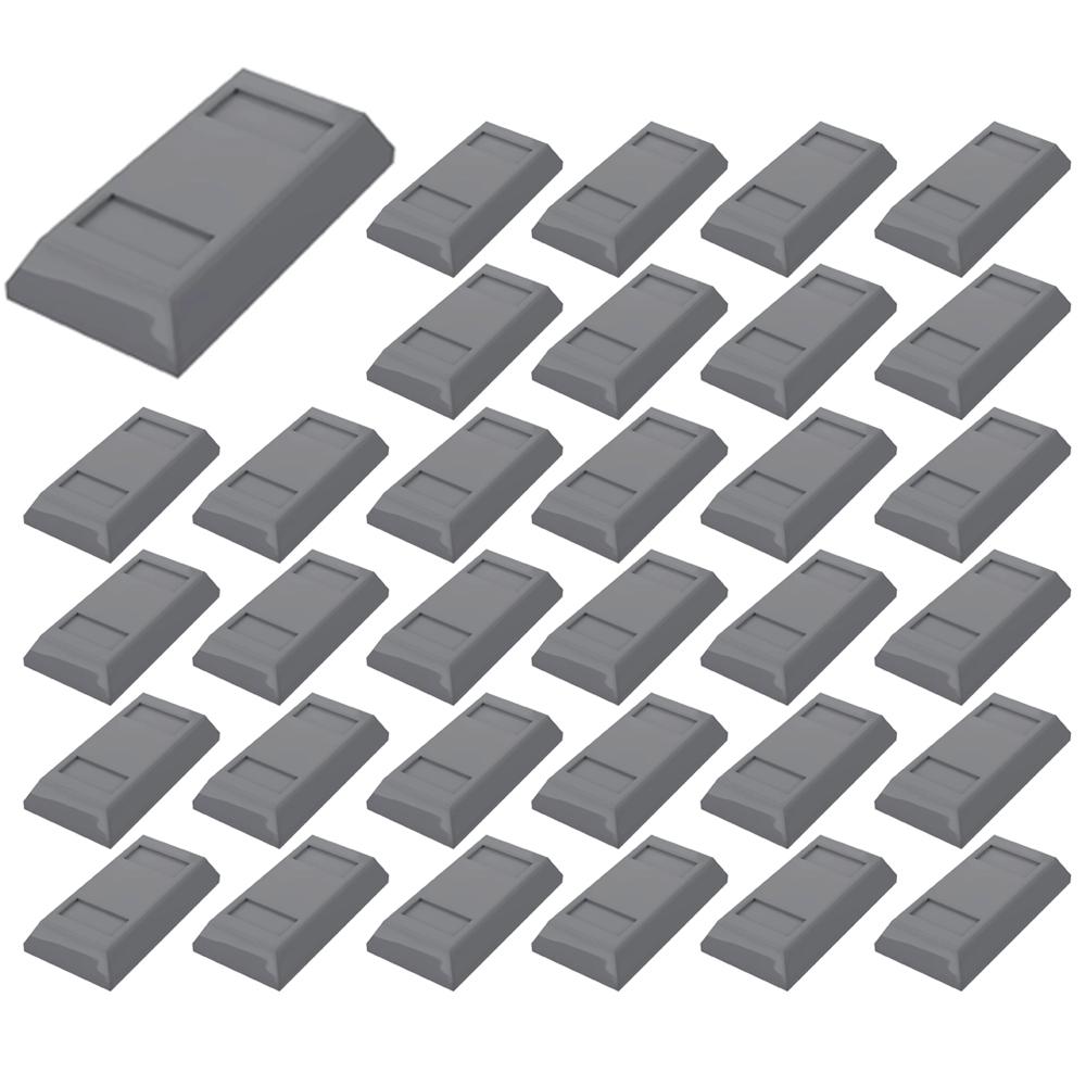 60pcs 99563 Tile Special 1 x 2 Ingot Bar Buildings Blocks Toys For Children Compatible Educational DIY MOC Bricks Assembled