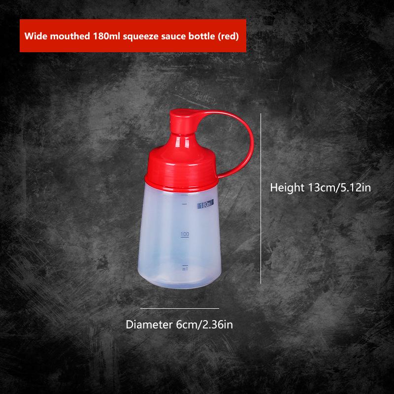 600/800/1000ML Square Squeeze Sauce Bottles Condiment Dispenser Large Mouth Dustproof Kitchen Seasoning Salad Olive Oil Bottle