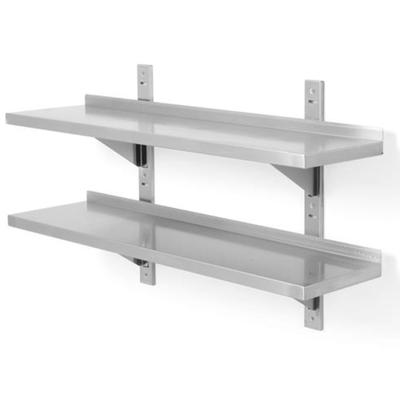 Adjustable Hanging Shelf with Two Consoles, Stainless Steel, Double, 100x40 Cm, Hendi 816592