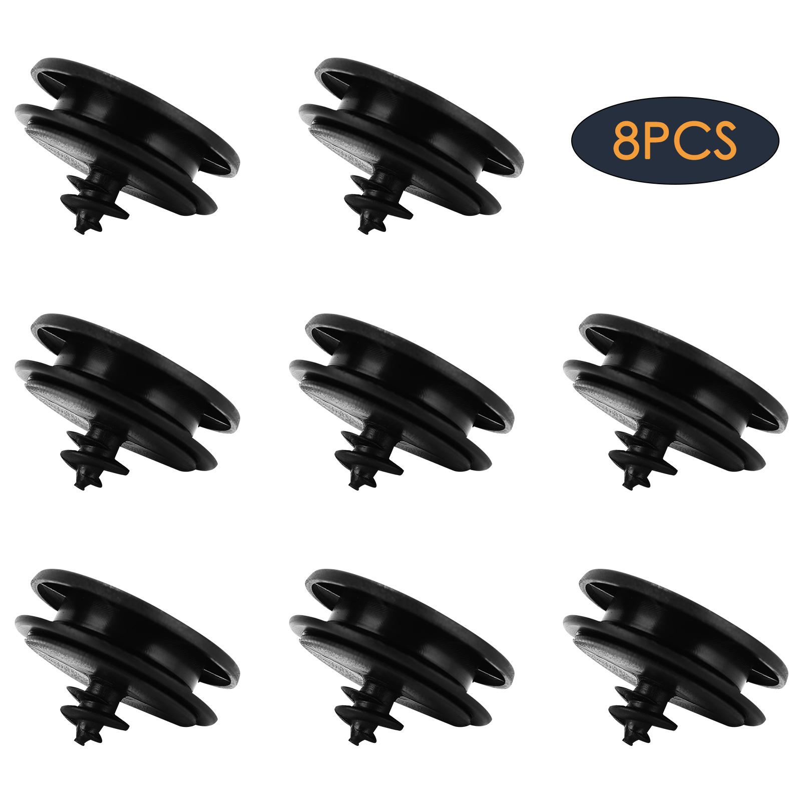 

8 шт./компл. Черный автомобильный коврик клипсы держатели захваты ковровое крепление зажимы пряжки противоскользящие застежки фиксатор устойчивый чёрный