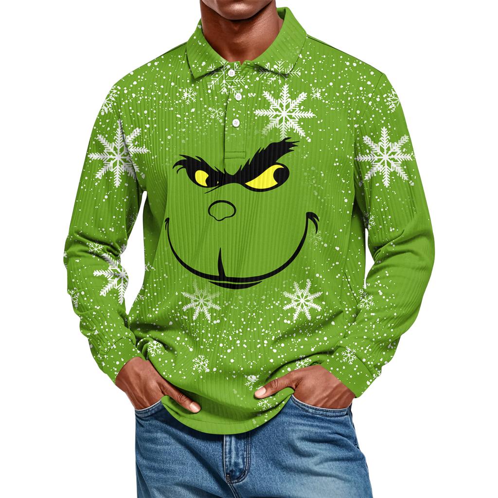 Lässiges, einfarbiges Herrenhemd mit langen Ärmeln