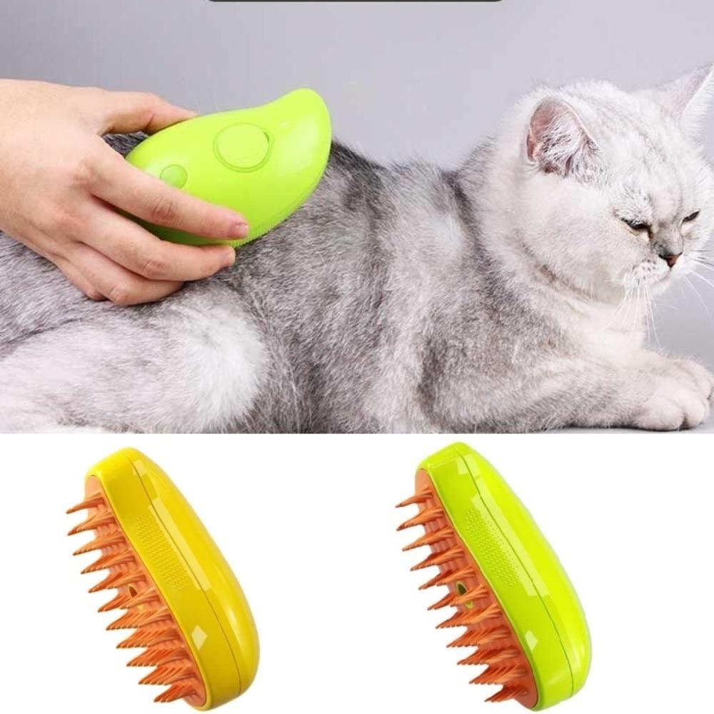 Cat Dog Steamy Brush Steam Brush Electric Sprayer For Massage Pet Grooming Tool Shedding 3 In 1 Electric Sprays Massage Combs