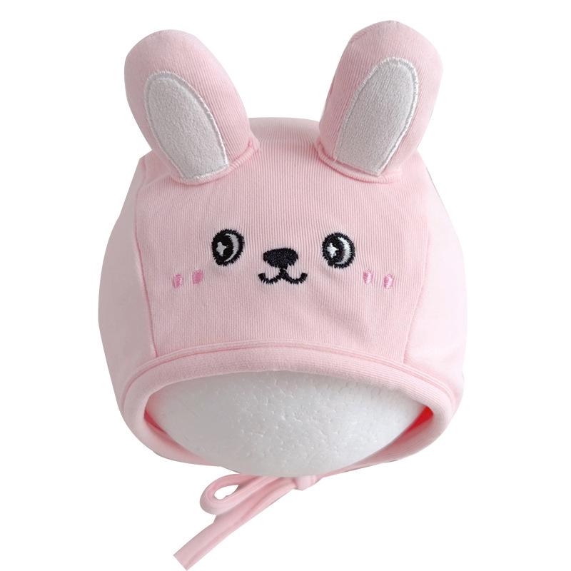 Newborn Cartoon Beanie: Autumn/Winter Ear & Fontanel Protection Hat