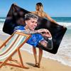 Enzo Print Beach Towel, Large Soft Quick Dry Towel for Beach Camping Swimming