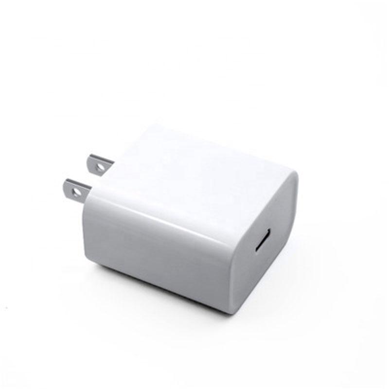 

New PD Fast Charger 5V3A U.S. Standard Charging Head Type-c QC3.0 Fast Charge European Standard Adapter білий