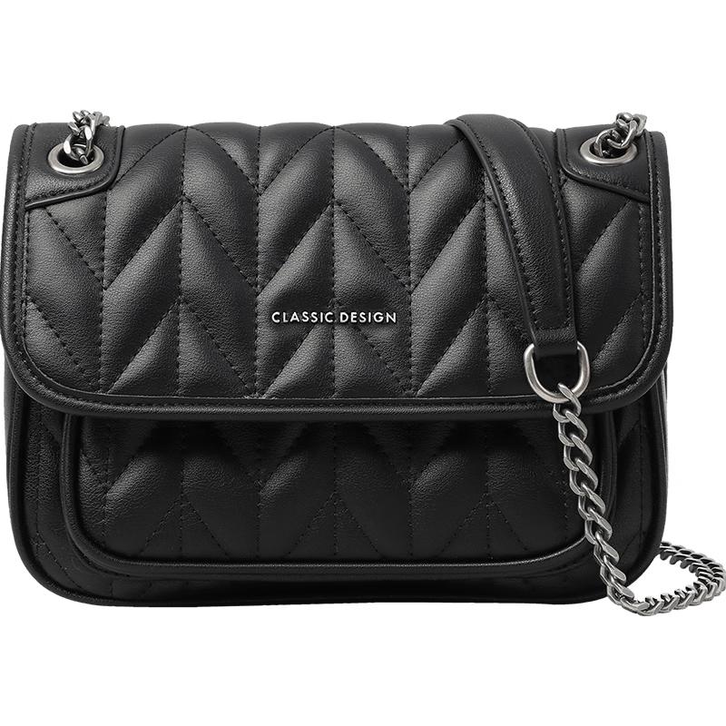 Viney Women s Light Luxury Leather Chain Shoulder Bag