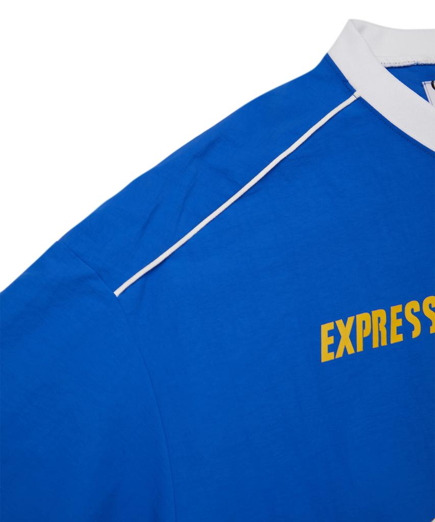 EXPRESSHOLIDAY Authentic Nylon Half T-Shirt_Blue (Type B)