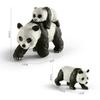 Adorable Pvc Cuddly Panda And Baby Cub Static Model Toy For Animal Lovers