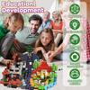 Magnetic Building Blocks Lava Adventure For Kids Boys Girls Ages 3+ Magnet Cube Set STEM Montessori Sensory Toy